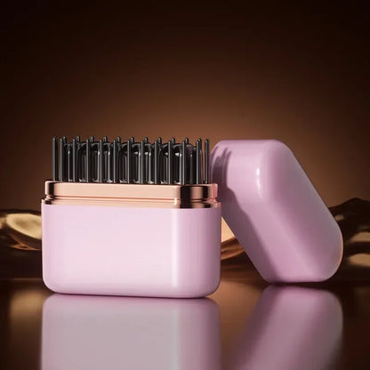 Mini Hair Straightening Comb Wireless